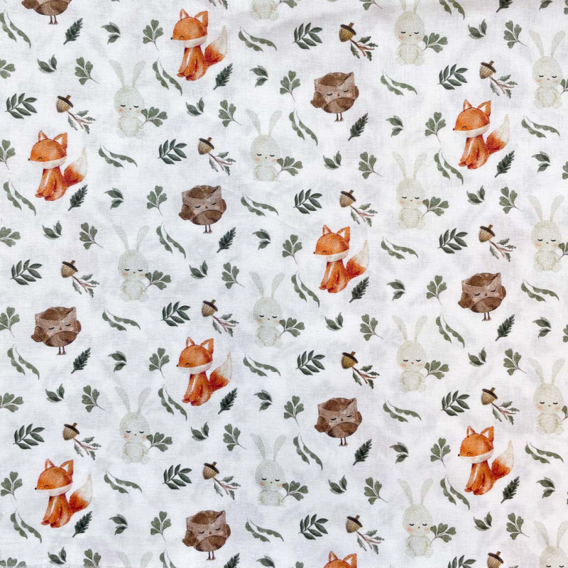 Printed Cotton ROXIBOU White / Warm Multicolored